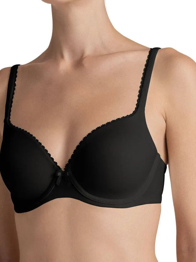 Triumph Perfectly Soft voorgevormde t-shirt-bh met beugel zwart