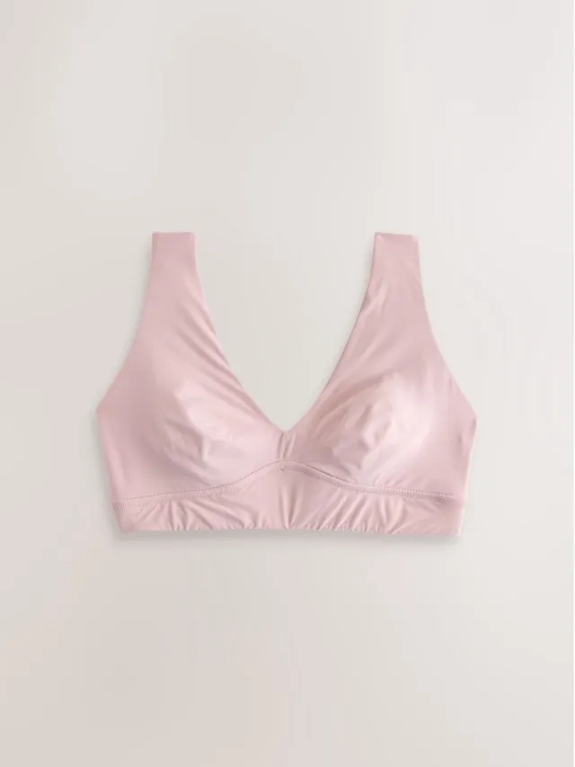 Next Dames - Onder de arm en achterzijde gladmakende Ultimate Comfort beha zonder beugel - Roze