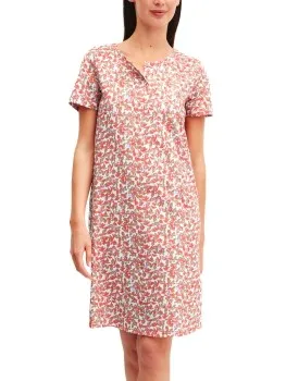Calida Flower Nights Short Sleeve Sleepshirt