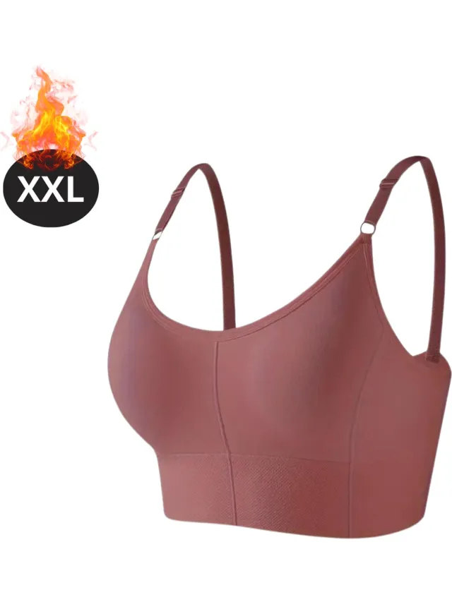 Bovista BH Zonder Beugel - Zonder Bandjes - Push-up Bh's - Comfort Beha - Gemengd - Paars