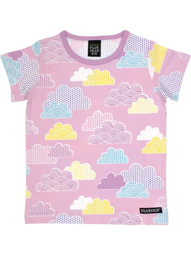 Villervalla Pyjama S/S - RASPBERRY - 122/ 128 Multicolor