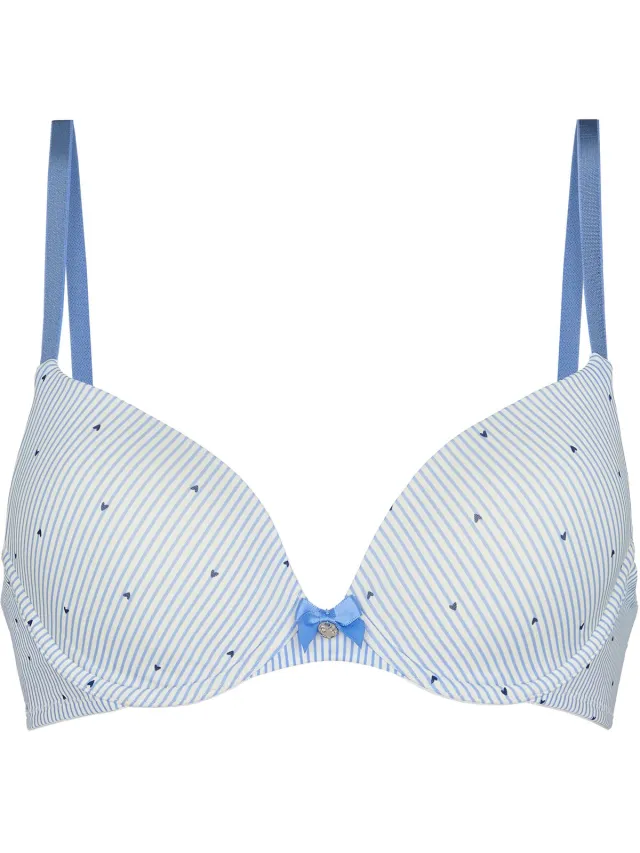 Hunkemöller Plunge Padded Underwired Bra Blauw