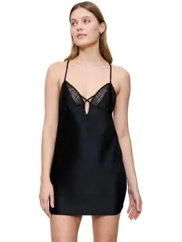Triumph A Weekend To Remember Spaghetti Nightdress Zwart,Roze