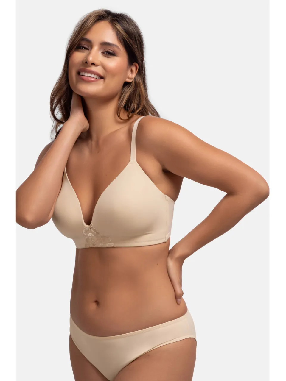 Dorina Michelle voorgevormde bh zonder beugel beige