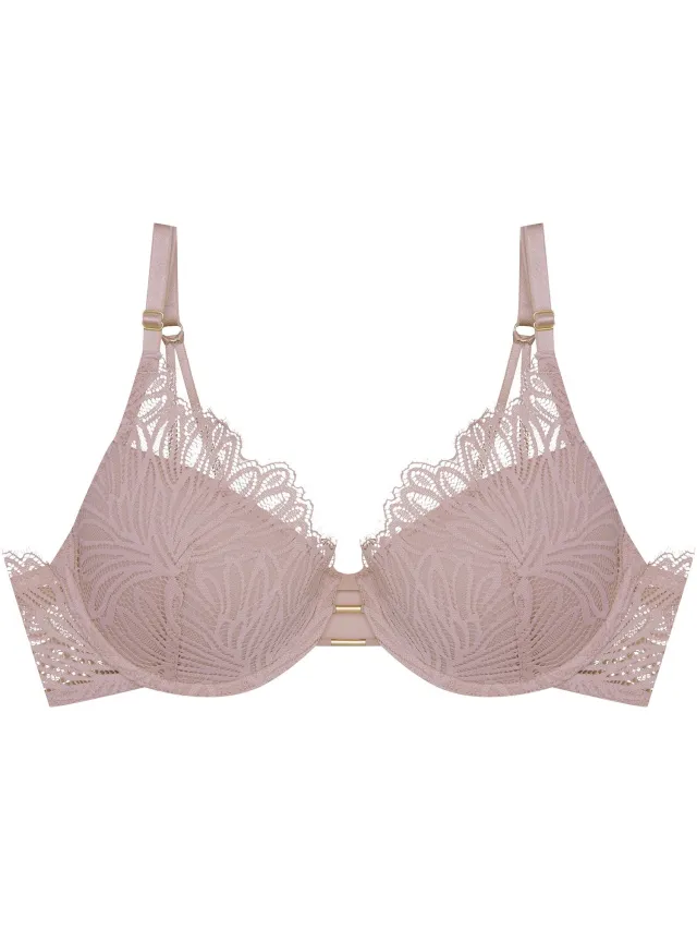 ESOTIQ Sapphire - Push-upbeha - Oudroze - Goudkleurige details