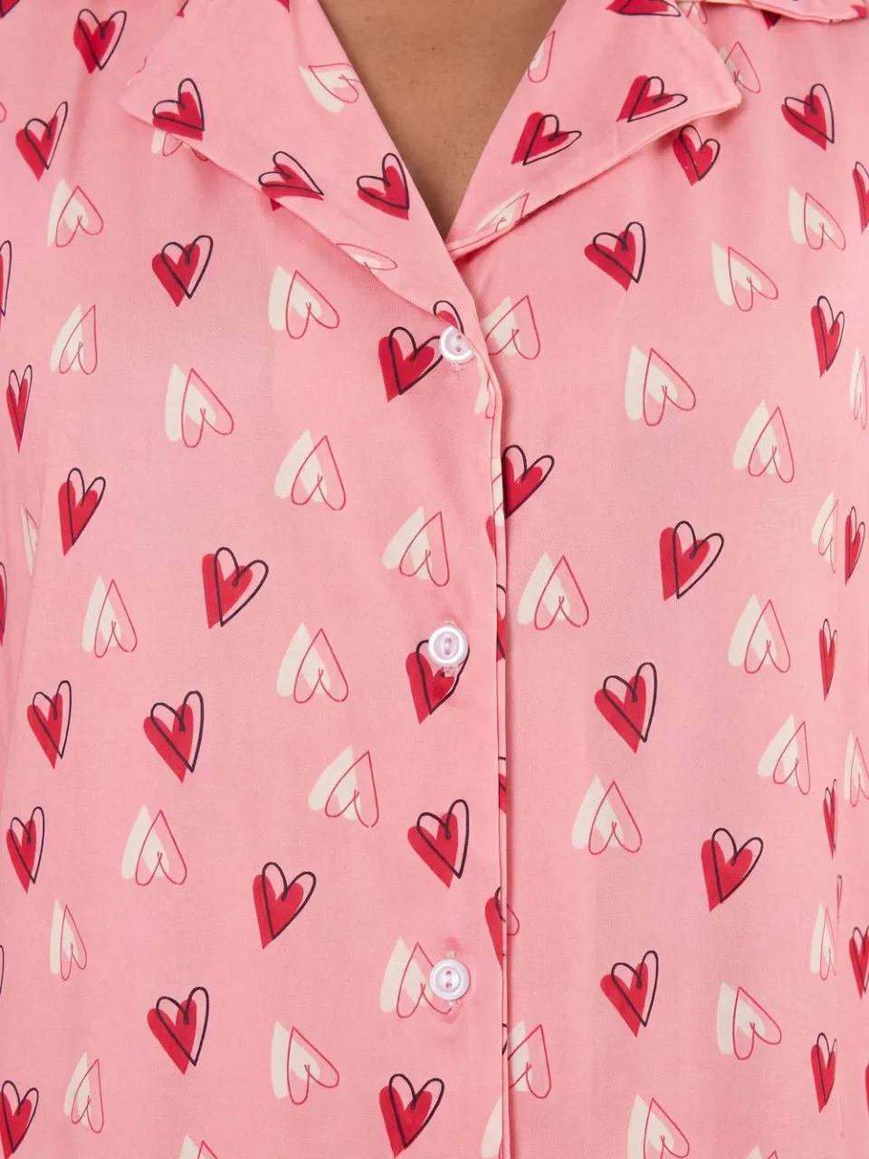 boohoo Dames Zwangerschaps Nachthemd Met Hartenprint roze, foto 4