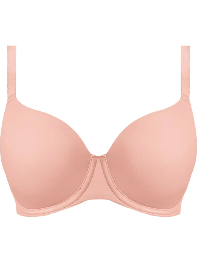 Freya UNDETECTED UW MOULDED T-SHIRT BRA Dames Beha - Ash Rose Oud Roze