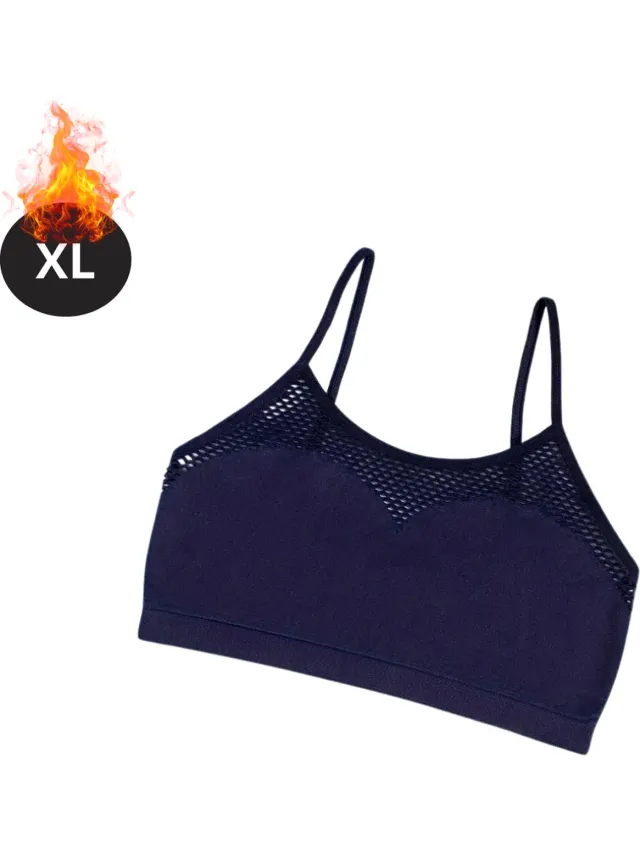 Nivard BH Zonder Beugel - Zonder Bandjes - Push-up Bh's - Comfort Beha - Comfortabel - Sexy - Donkerblauw