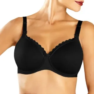 Chantelle Merci voedingsbeha met beugel zwart Zwart,Wit,Beige