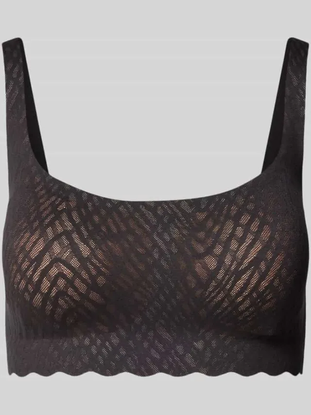 Sloggi Bh in semitransparant design Zwart