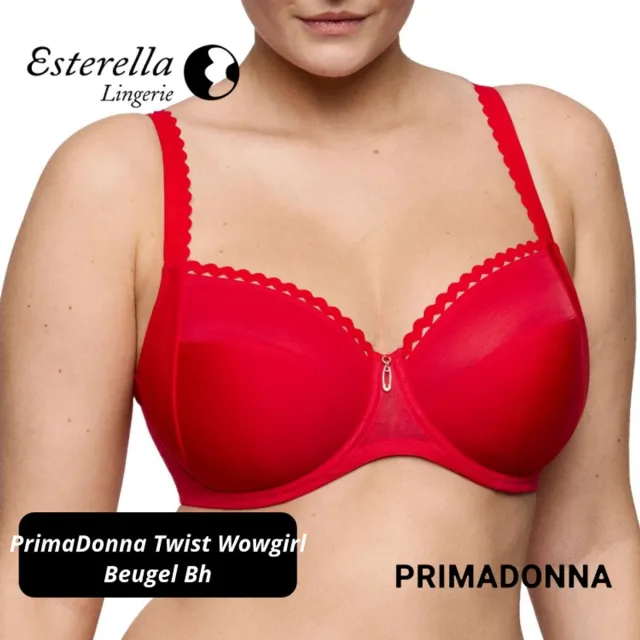 PrimaDonna Twist Wowgirl Beugel Bh volle Cup 0142600 True Red - maat EU 80D / FR