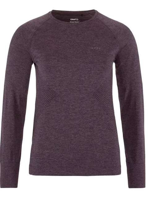 Craft Core Dry Active Comfort lange mouw ondergoedshirt paars Grijs/Purper