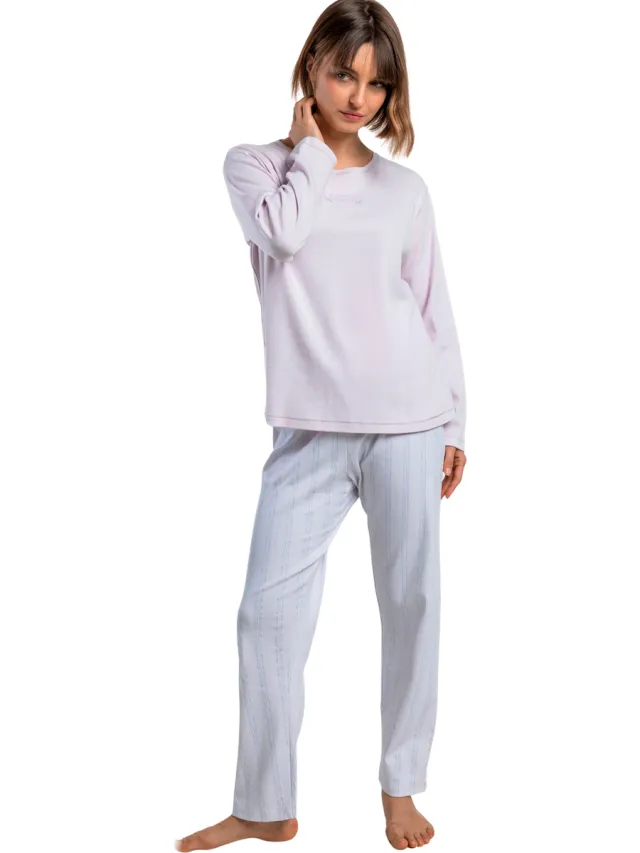 Admas Winter Nights pyjamaset violet