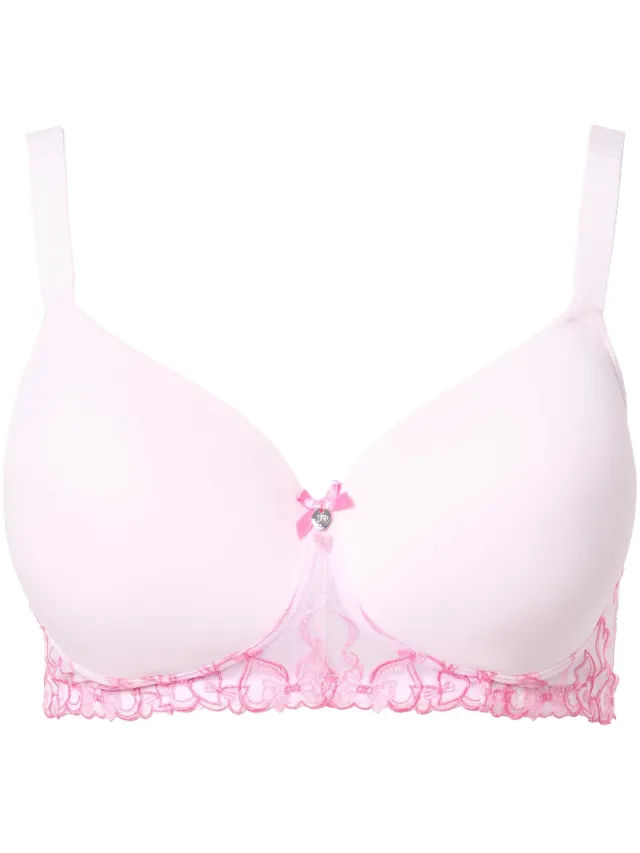 TruYou Dames - TRUYOU bralette zonder beugel kant tasje - Babyroze