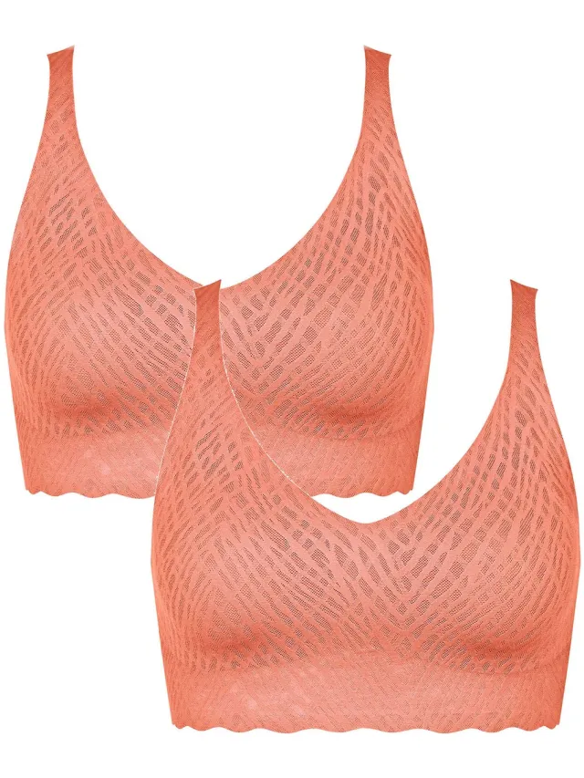 Sloggi T-Shirt-BH ZERO Feel Bliss Bralette salmon