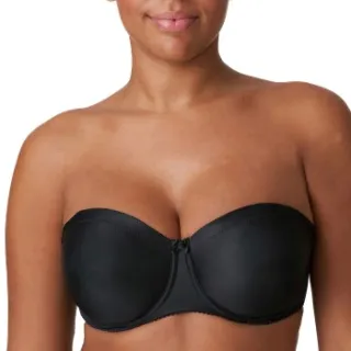 PrimaDonna Satin Non Padded Strapless bh zwart Beige,Zwart,Wit