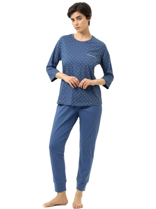 Mey Pak 7/8-Lengte, 3/4-Mouw Serie Polka Dreams Midnight Dust