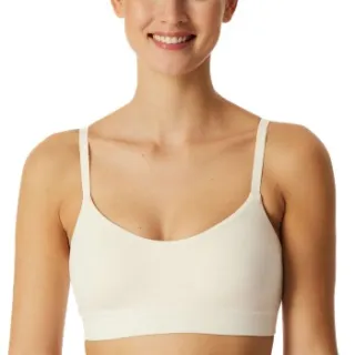 Schiesser Unique Cotton bustier bra beige Zwart,Beige,Wit