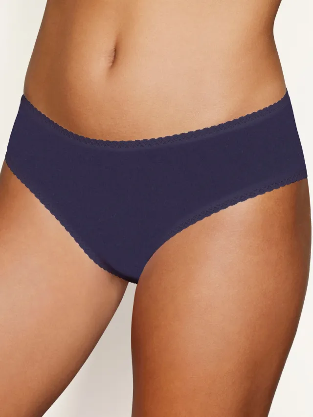 jazzpants slip navy navy, lichtblauw, jeansblauw, mint, grijsgroen, geel, wit