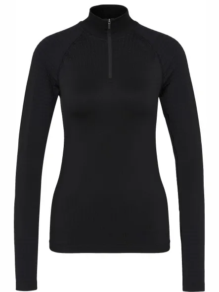 Odlo Performance Warm Bl Top half zip shirt zwart