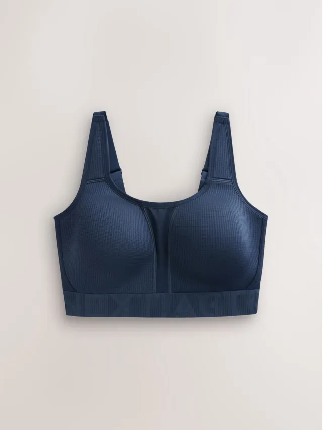 Next Dames - DD+ Ultimate Dry Tech ademende, lichte beugelbeha voor intensieve sporten - Blauw Navy