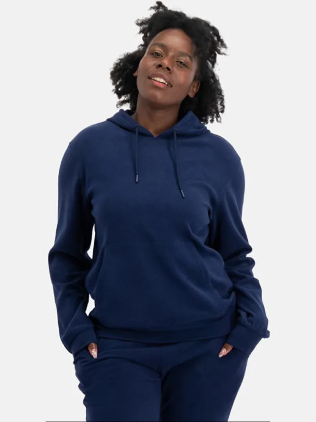 Bamboo Basics Dames Hoodie Gaby - Navy Hoodie - Zachte Bamboe Dames Hoodie Met Capuchon - Sweater Dames Capuchon