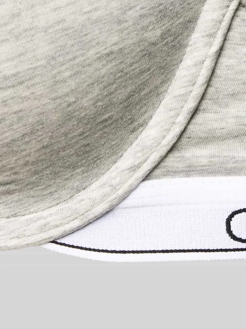 Calvin Klein Beha met spaghettibandjes met label, model 'Demi' lichtgrijs, foto 3
