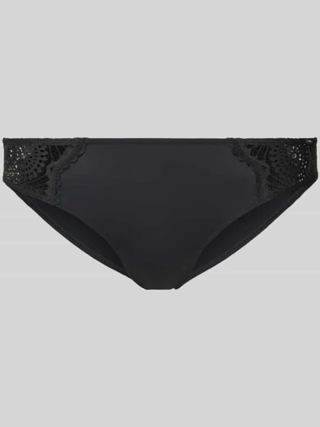 SKINY String met kantgarnering Zwart