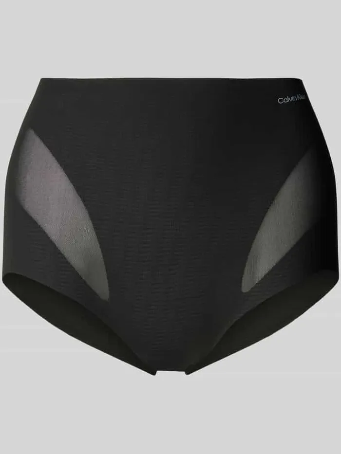 Calvin Klein slip met labelprint Zwart