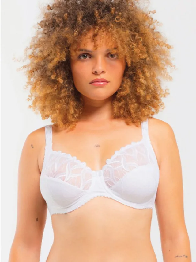 Louisa Bracq Julia Beugel Bh 47701 477 BLANC - maat EU 90K / FR Wit