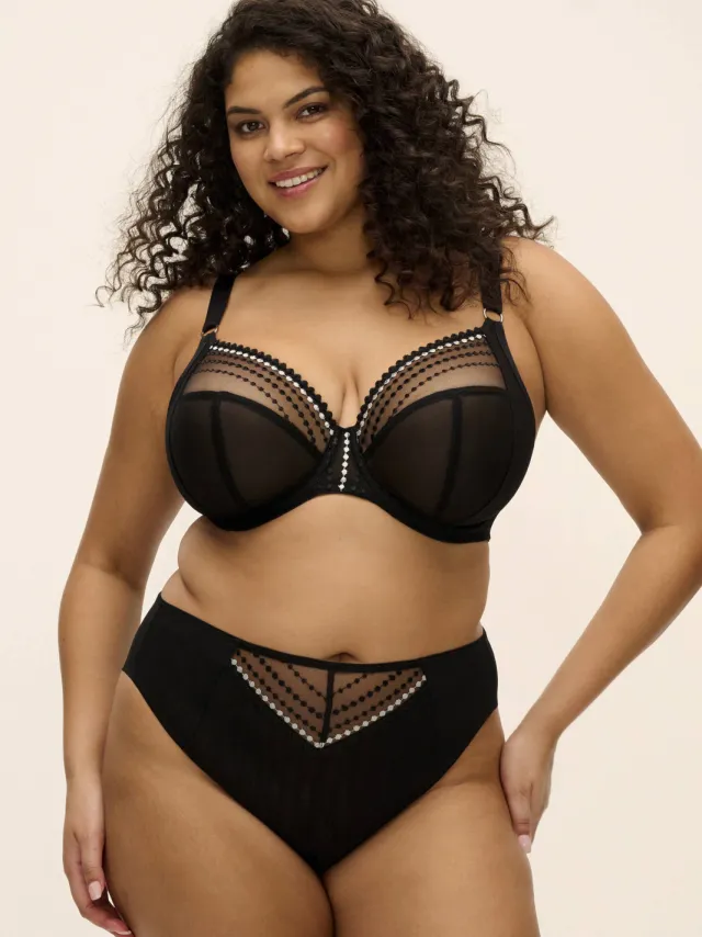 Elomi Matilda seamless brazilian slip zwart