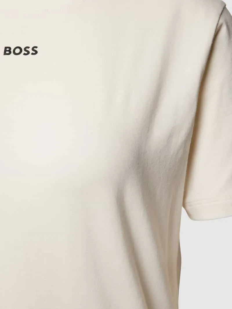 Boss T-shirt met labelprint wit, foto 2