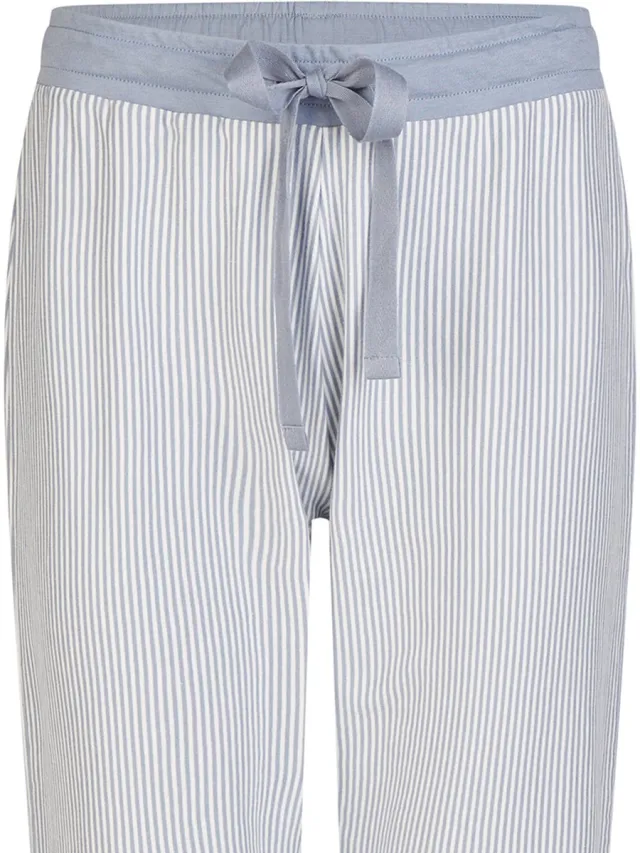 By Louise Pyjamahose Mix & Match blue stripe