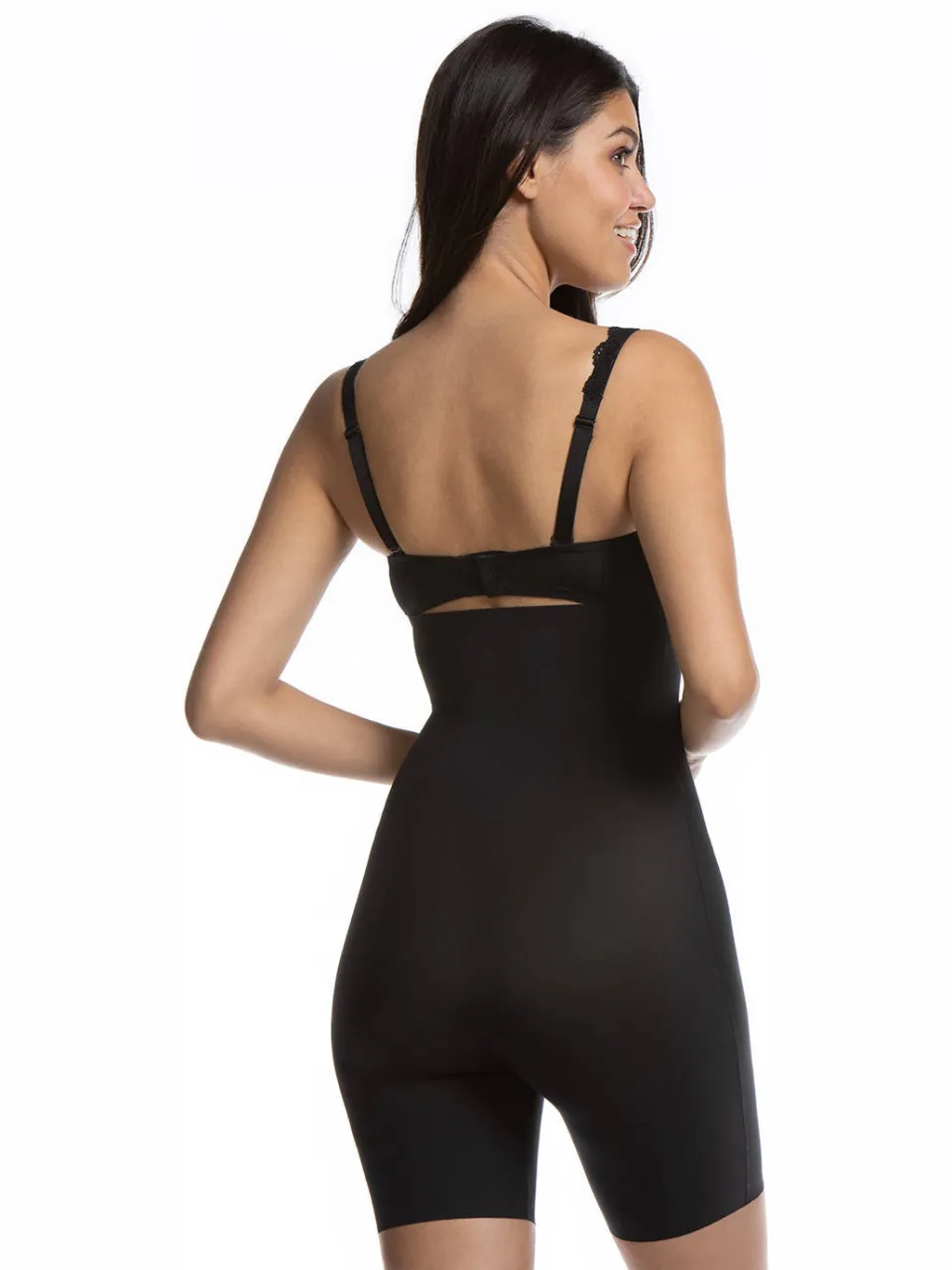 MAGIC Bodyfashion seamless medium corrigerende short Maxi Sexy Hi Bermuda zwart, foto 5