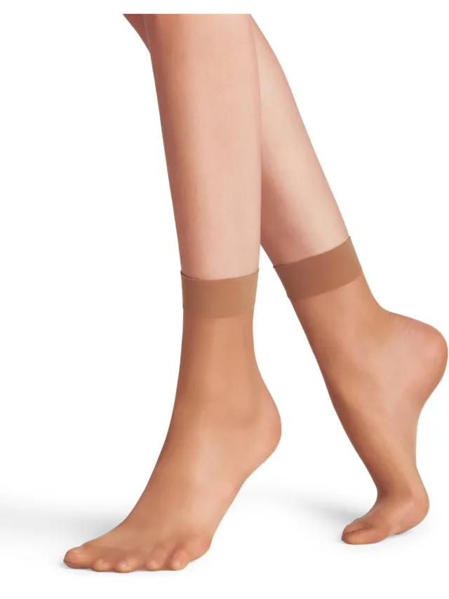 Falke Seidenglatt eenkleurig materiaal transparant 15 DEN sokken dames transparant-38 beige 4299