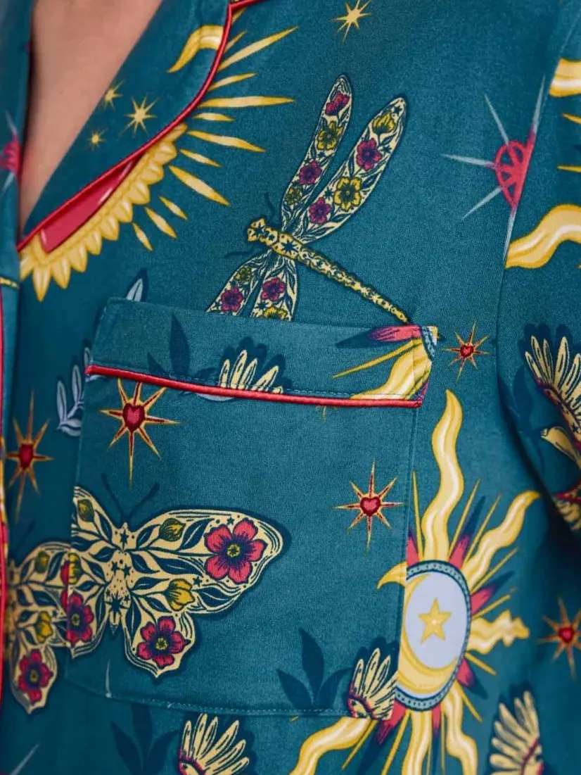Chelsea Peers pyjamaset petrol, foto 6
