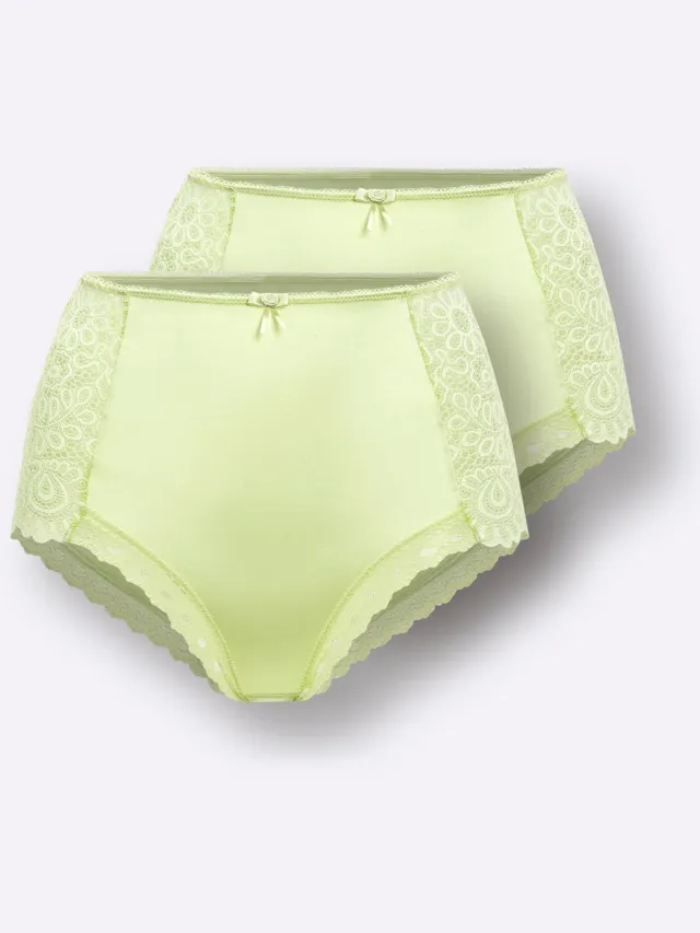 Tailleslip pistache