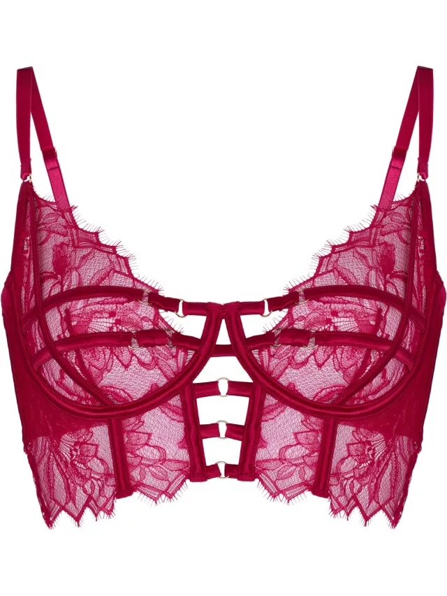 Hunkemöller Non-Padded Underwired Longline Bra Bea Roze
