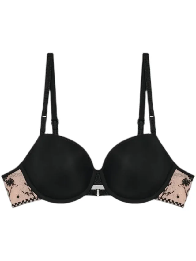 Passionata Vrouwelijke bh met beugels Passionata Suzy gouden beige/zwart