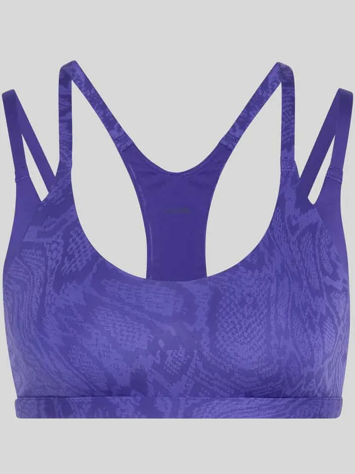 Adidas Sport-bh met dierenprint paars, foto 2
