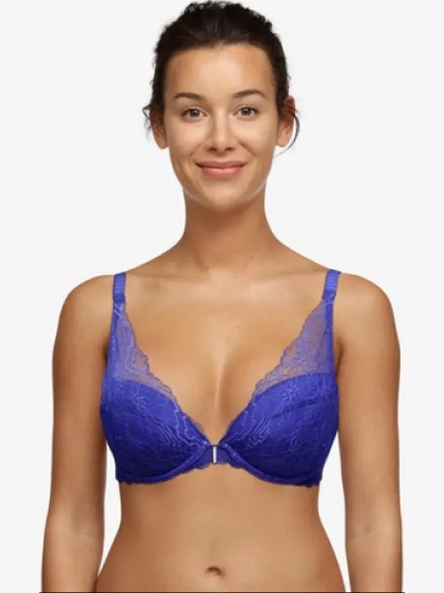 ESOTIQ Waltz-serie - Push-upbeha - Kant - Marineblauw
