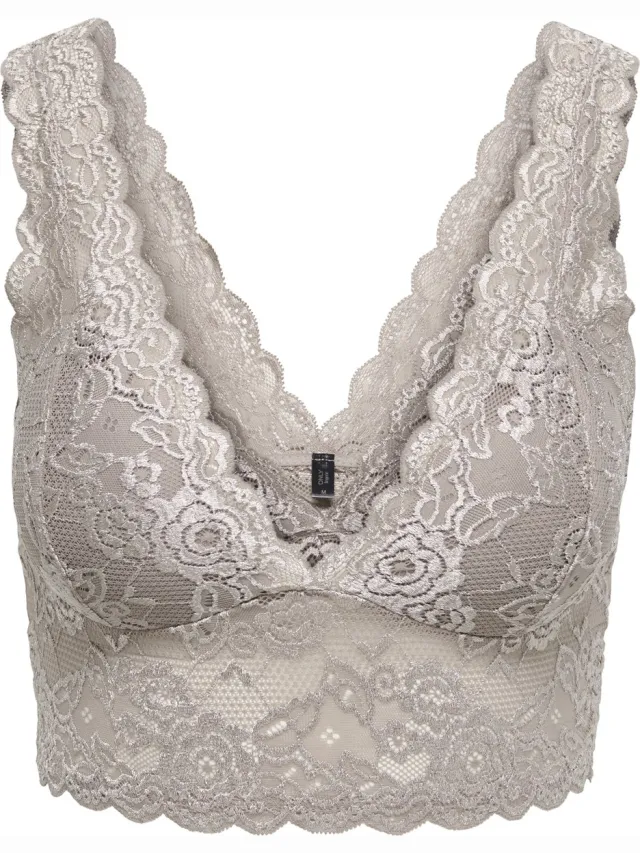 Only dames bralette kant chloe beige II