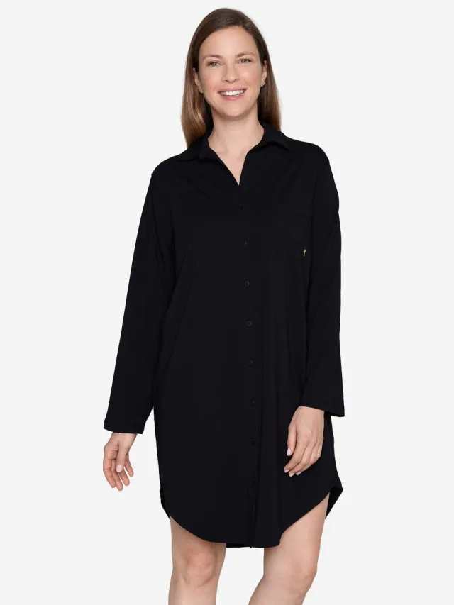 Joop! Nachthemd Loungewear zwart