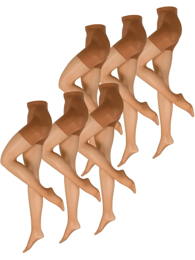 nur die Feinstrumpfhose Bauch-Beine-Po 20 DEN amber