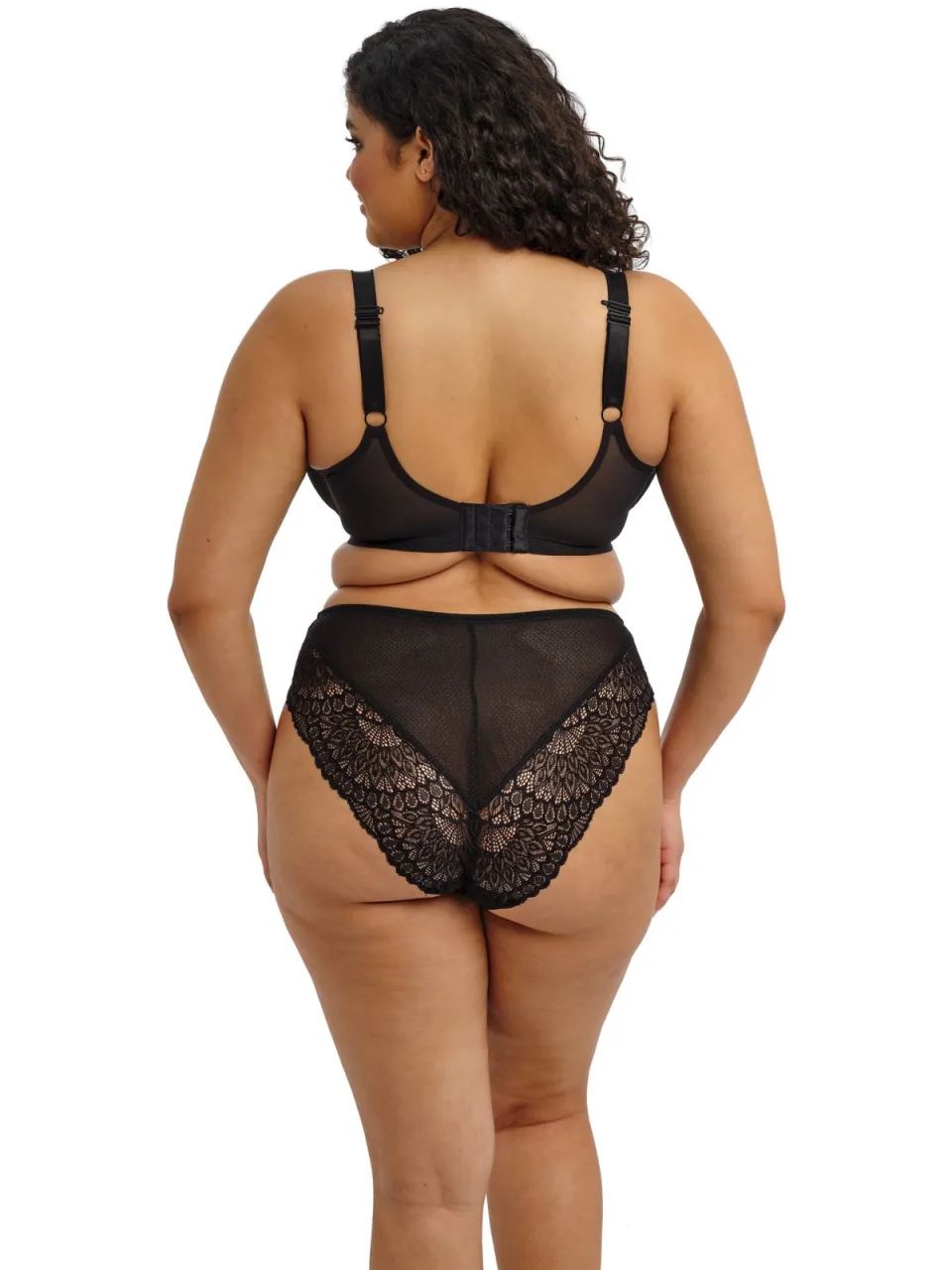 Elomi Tiernie niet-voorgevormde plunge beugel-bh zwart, foto 4