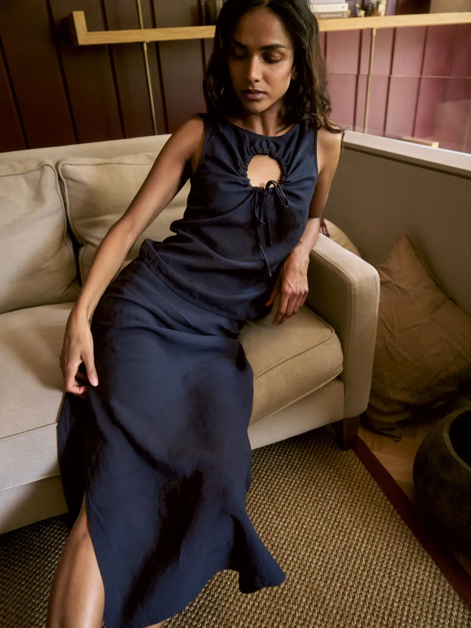 KOMODO dames vegan Rok Ray Navy, foto 2