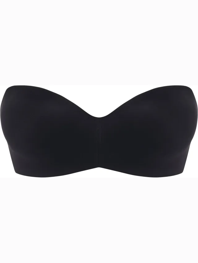 Chantelle Norah - Bandeau T-shirt bh - Strapless - Soft Feel - ZWART