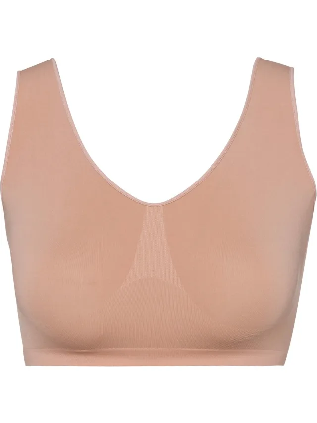 BeeDees Crop Top Comfee Pure Beugelvrije One nude