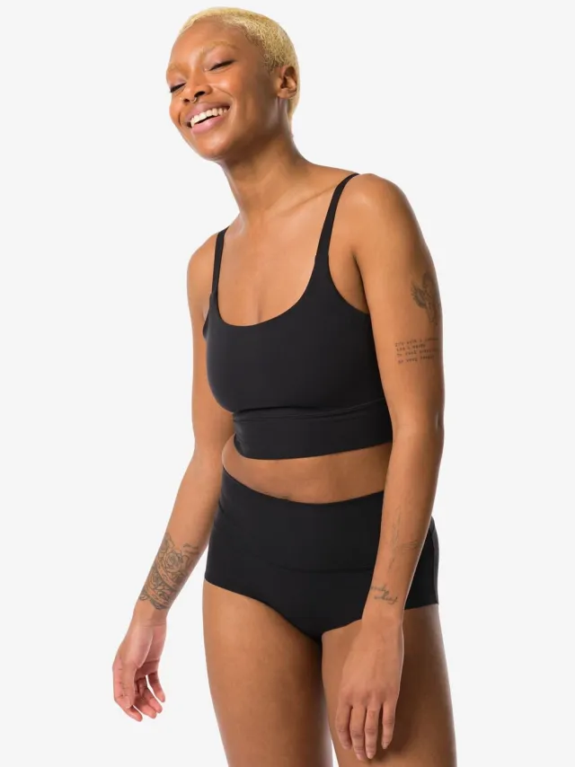HEMA Dames tailleslip smoothing zwart (zwart)