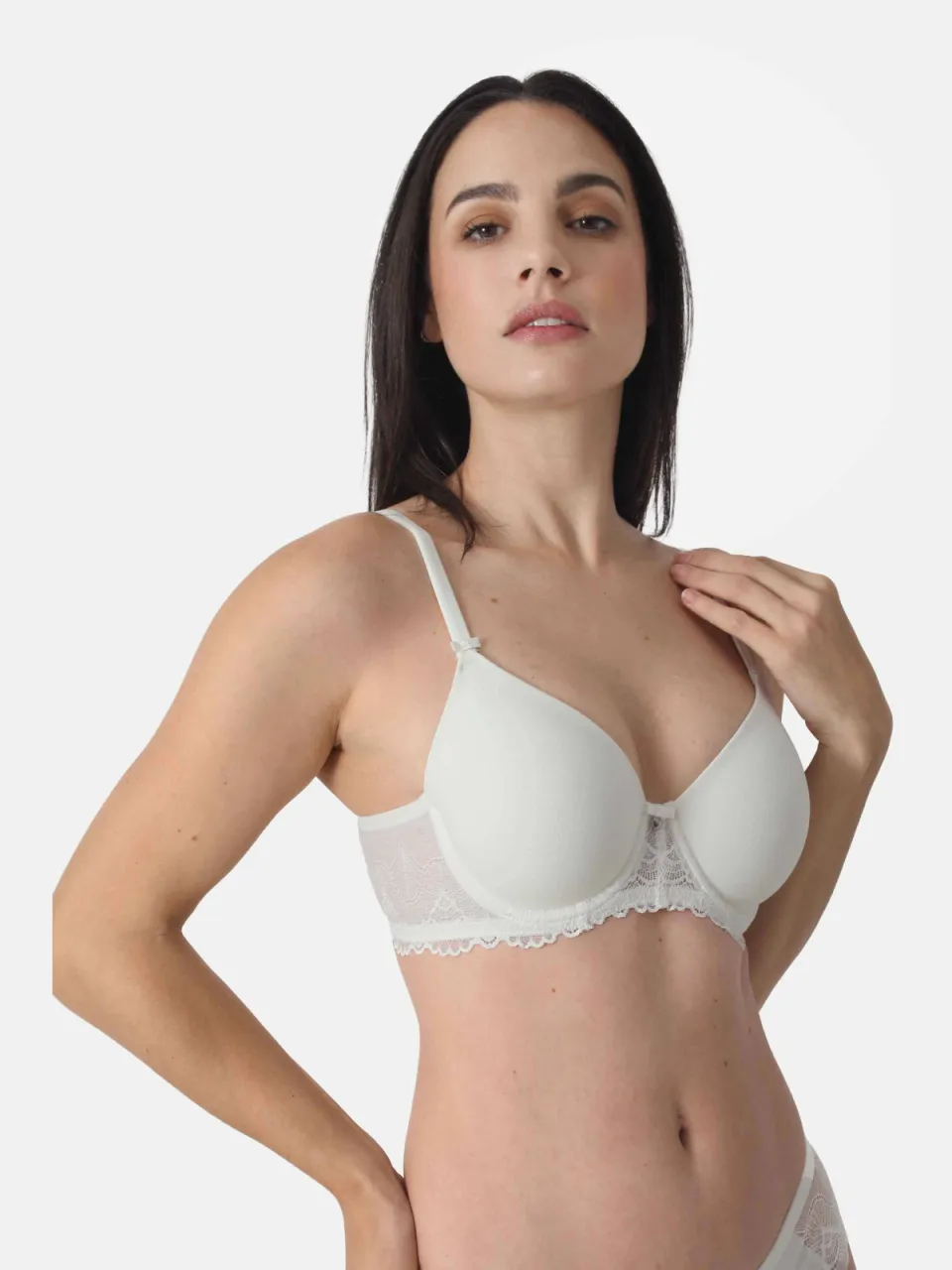 Sassa Mode voorgevormde T-shirt-bh met beugel gebroken wit, foto 6